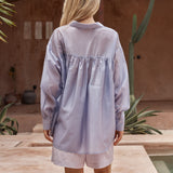 Val Oversized Shirt - Lilac