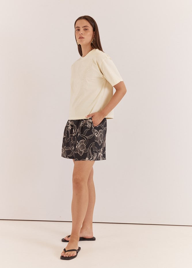 Maia Tailored Short - Snap Dragon