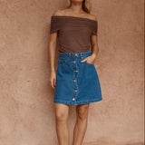 Tipo Wave Denim Skirt