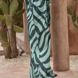 Sass Paulie Beach Pant in Seaweed Print - view 3