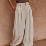 Sass Lucie Soft Balloon Pant in Stone