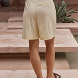 Ozzie Tailored Short - Lemon