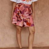 Sass Sarah Relaxed Short in Peony Print - view 2