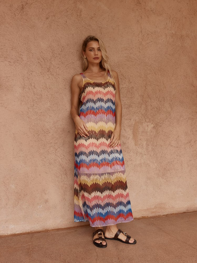 Sass Shiloh Lace Dress in Multi - view 2