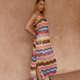 Sass Shiloh Lace Dress in Multi - view 3