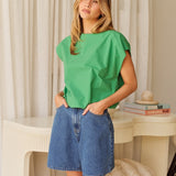 Sass Sabine Denim Short in Classic Blue - view 2