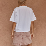 Tipo Wave Denim Skirt - Rusty Red