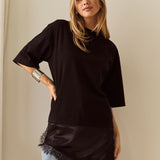 Arlo Jersey Lace Tee