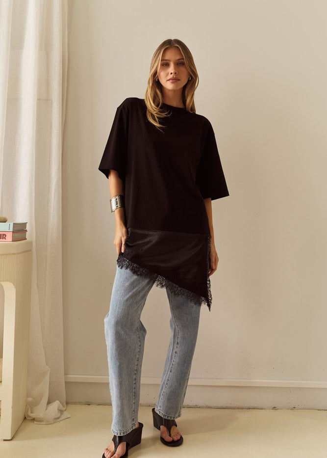 Arlo Jersey Lace Tee