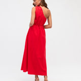 INDIANNA MAXI DRESS - Red