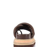 Thelma Flatform Slides - Chocolate Brown