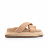 Thelma Flatform Slides - Biscuit