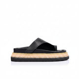 Thor Flatform Thongs - Black