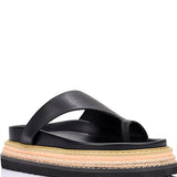 Thor Flatform Thongs - Black