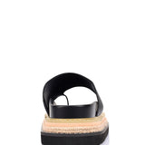 Thor Flatform Thongs - Black