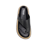 Thor Flatform Thongs - Black