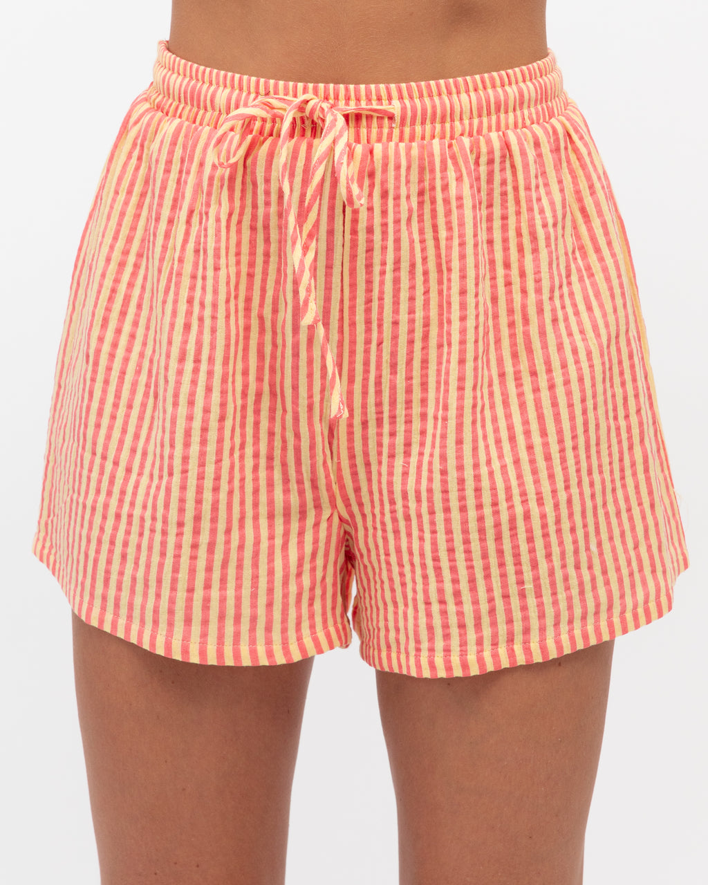 BIANCA STRIPE SHORT - Yellow/Orange