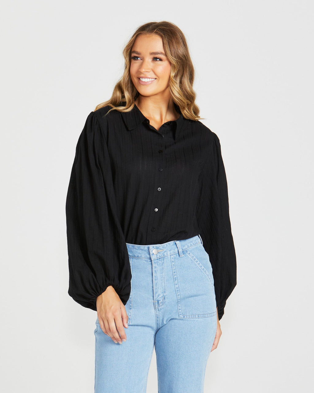 ADELINE SHIRT - Black