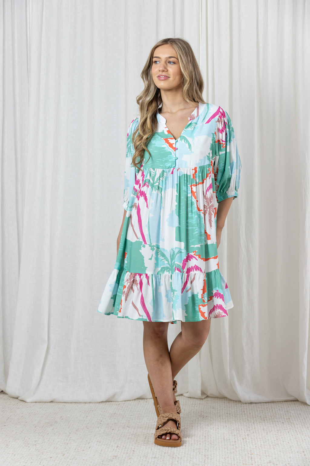 ALEX DRESS - Turquoise