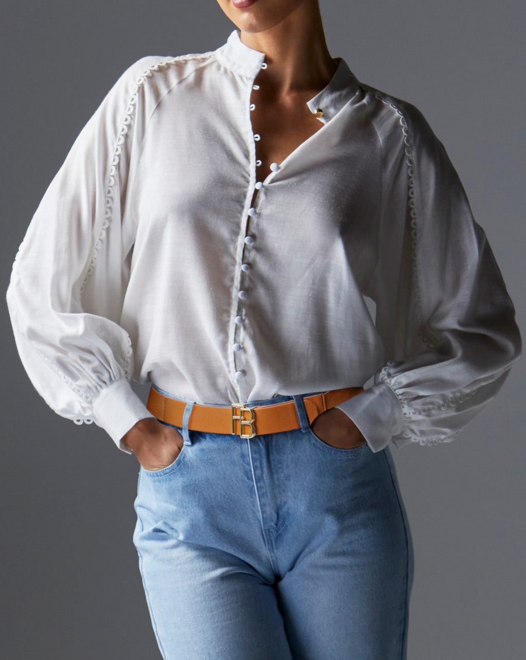 BERRY KISS BLOUSE - Ivory