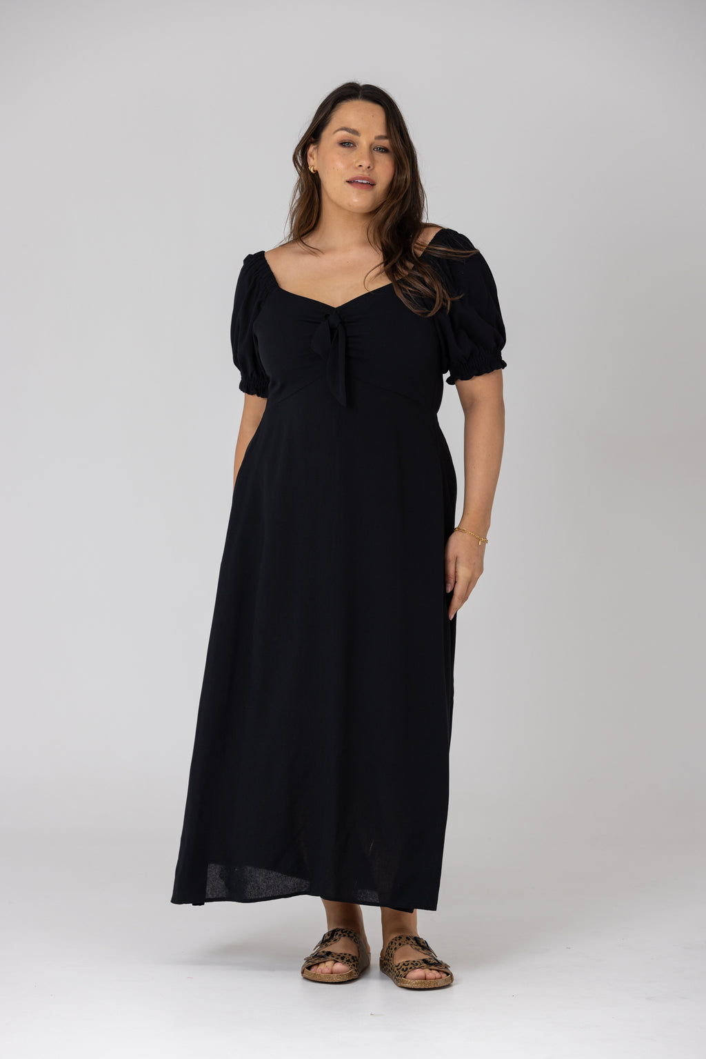 BRIANNA MAXI DRESS - Black