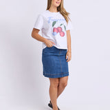 Cherry Cotton Tee