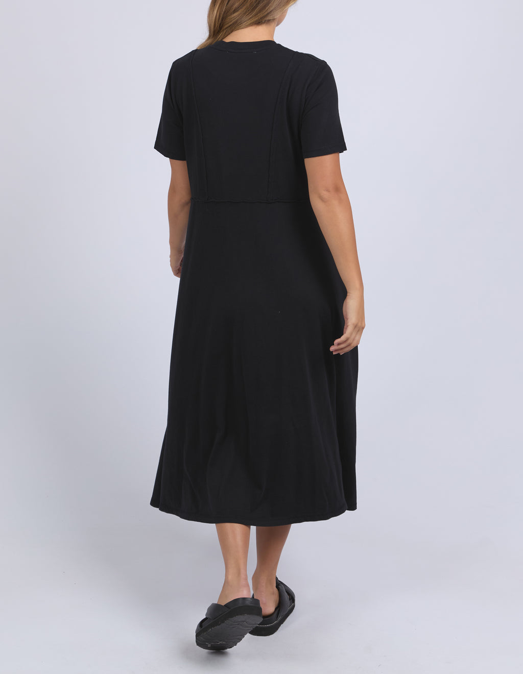 EVA MIDI DRESS - Black