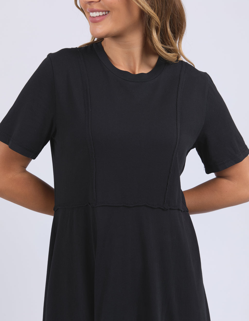 EVA MIDI DRESS - Black