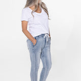 WREN DENIM JOGGER - Denim