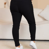 CONNIE PULL ON PANTS - Black