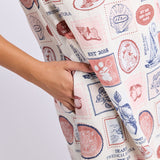 French Riviera Linen Dress