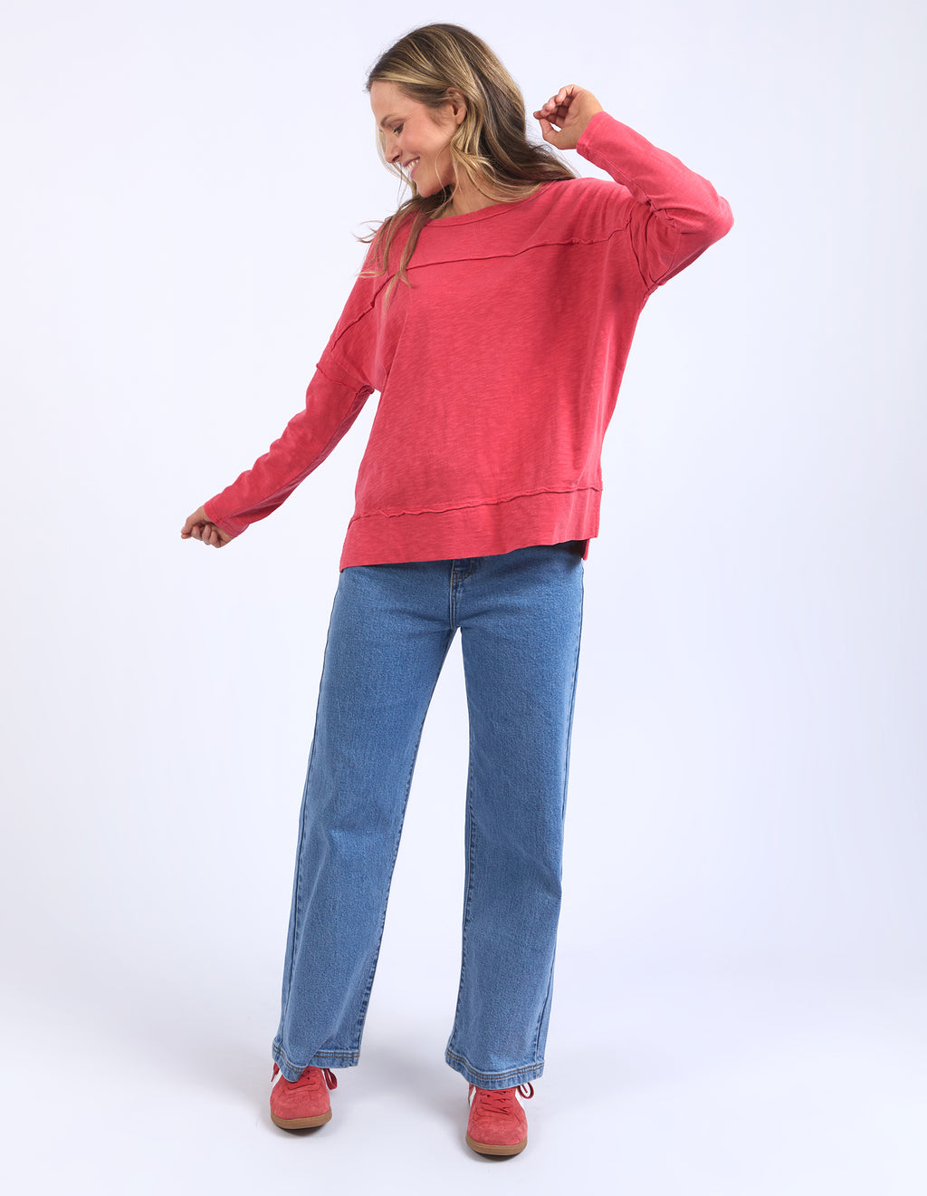 JAYNE THROW ON TOP - Cayenne Red