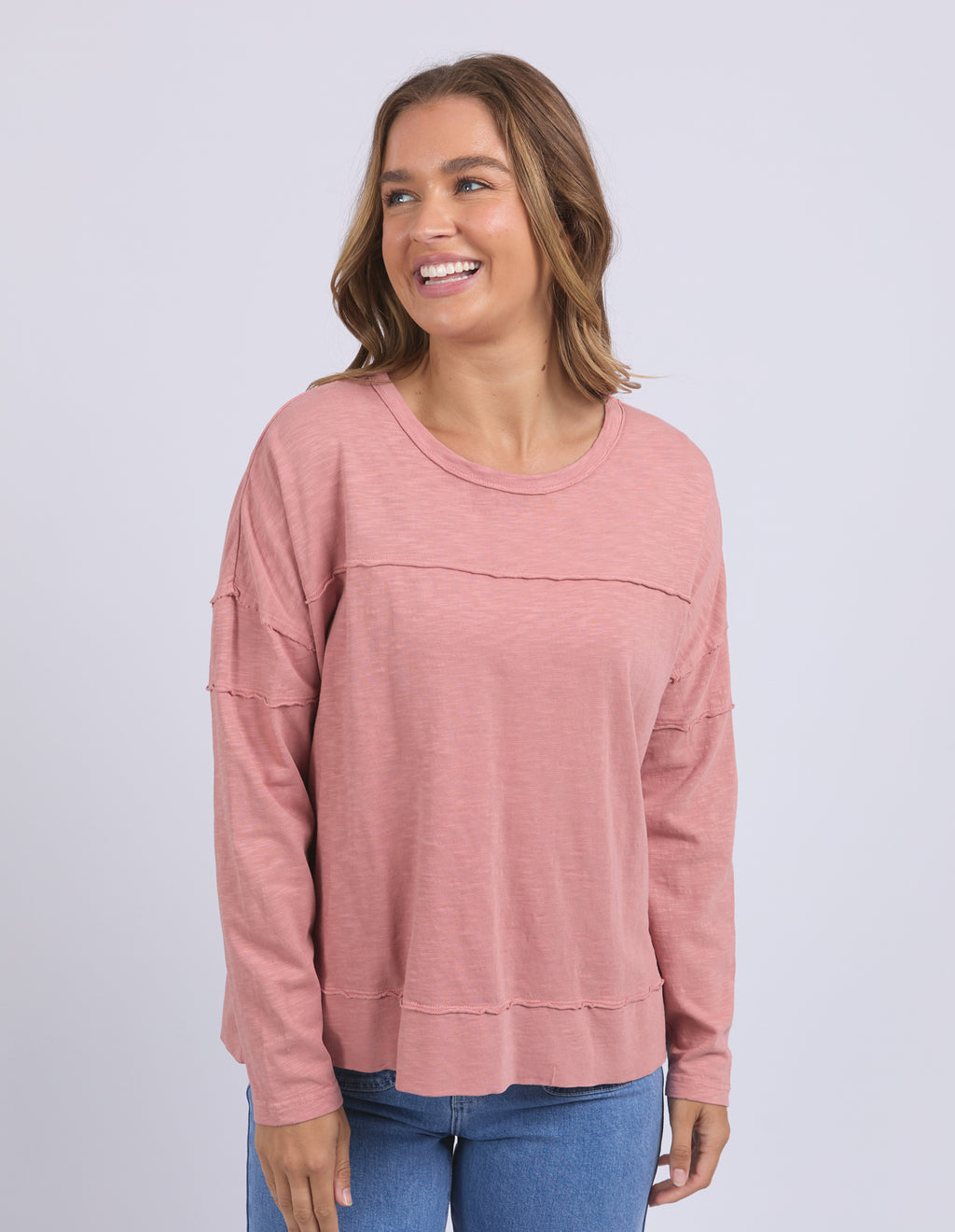 JAYNE THROW ON TOP - Ash Rose