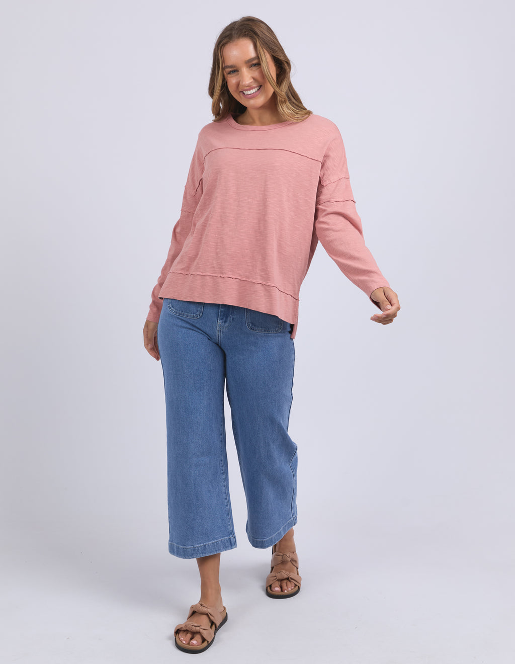 JAYNE THROW ON TOP - Ash Rose