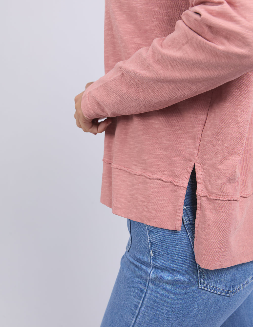 JAYNE THROW ON TOP - Ash Rose