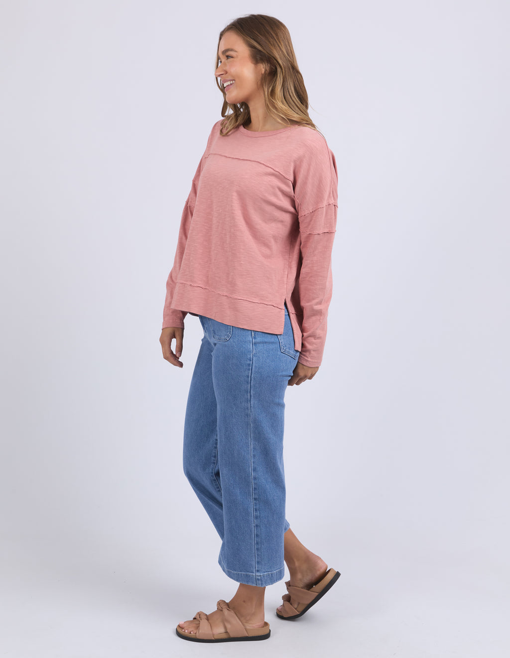 JAYNE THROW ON TOP - Ash Rose