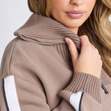 Knit Collar Crew
