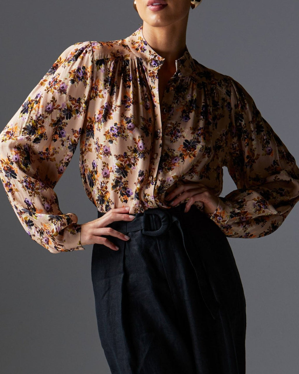 LOYAL BLOUSE - Violet Floral