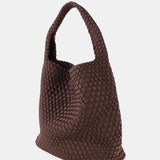 L&S Layla Woven Tote Bag - Brown