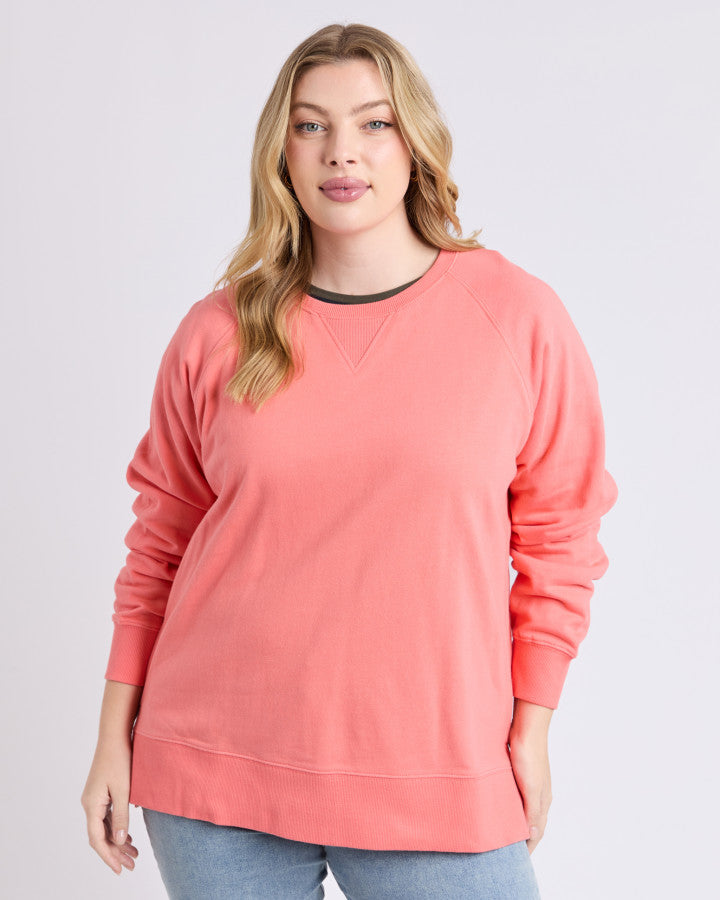 MELBOURNE CREW - Cosy Coral