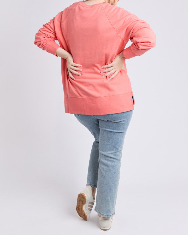 MELBOURNE CREW - Cosy Coral