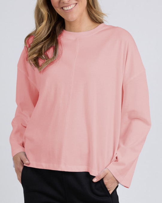 NAOMI L/S SWEAT - Pink Blush