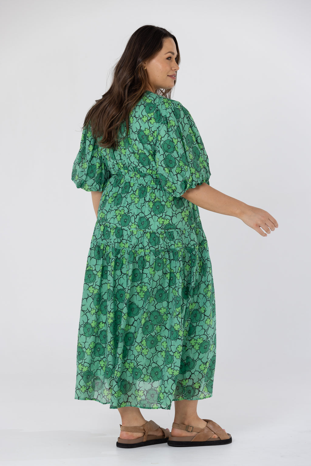 NORA MIDI DRESS - Shamrock