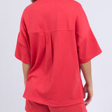 POP-OVER SHIRT - Red