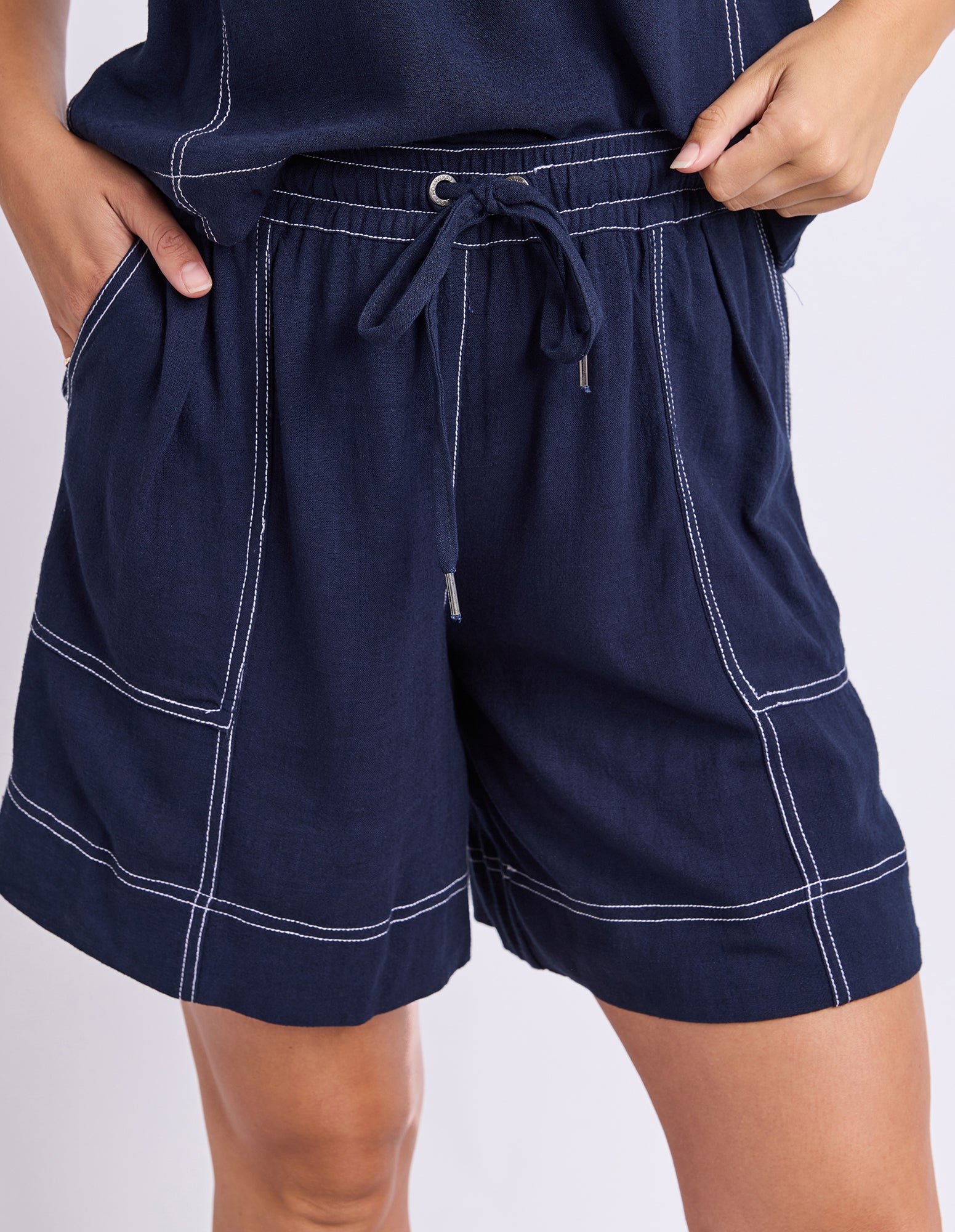 Sage Linen Short