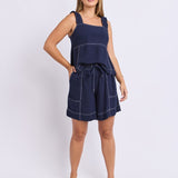Sage Linen Top