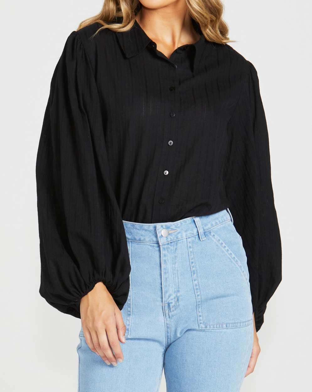 ADELINE SHIRT - Black