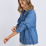 Scallop Edge L/S Shirt