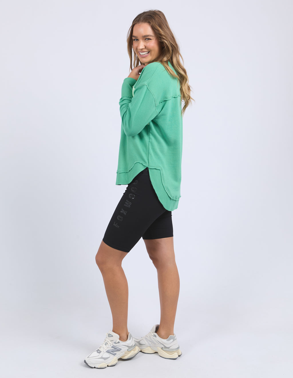 SIMPLIFIED TONAL CREW - Green