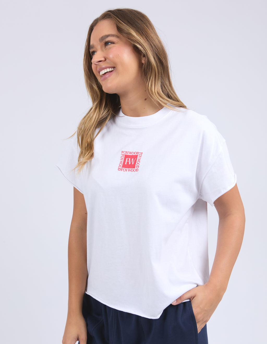 STAMP TEE - White